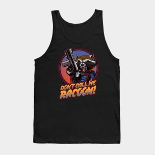 Don't Call Me Raccoon! Artwork Tank Top